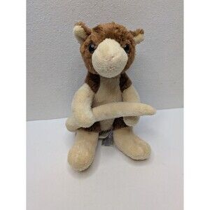 Aurora World Tree Kangaroo Brown & Tan Marsupial Long Tail 7" Plush Stuffed HTF
